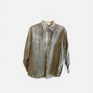 Carbon 2 Cobalt Casual Washed blue Button-Up Shirt